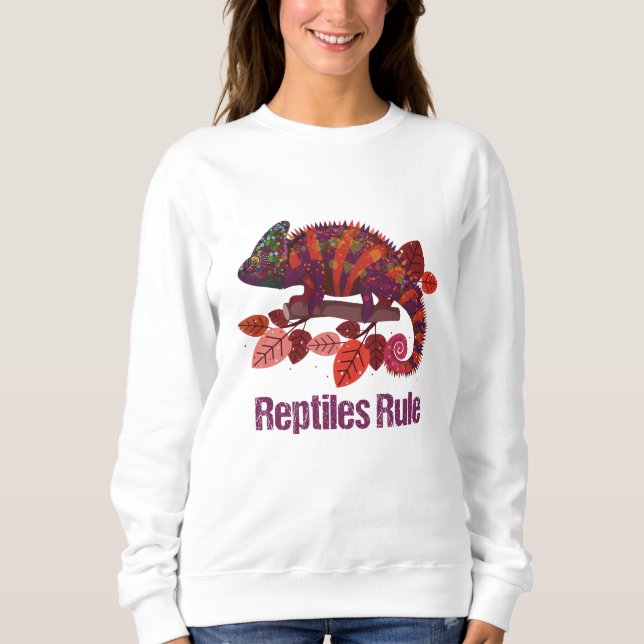 Camiseta Lagarto da iguana, mulheres da regra dos répteis (Frente)