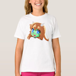 Camiseta lagarto de rosto bonito