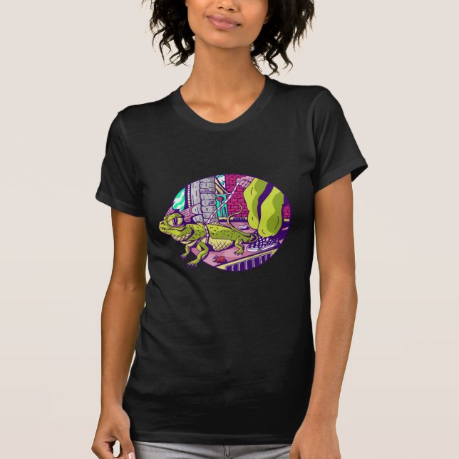 Camiseta Lagarto Engraçado Pet (Frente)