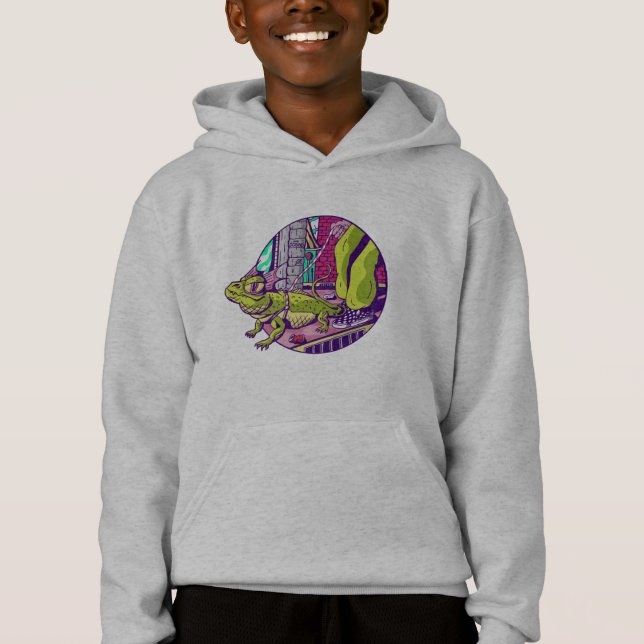 Camiseta Lagarto Engraçado Pet (Frente)