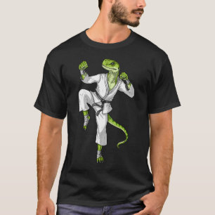 Camiseta Lagarto Gecko de Karatê