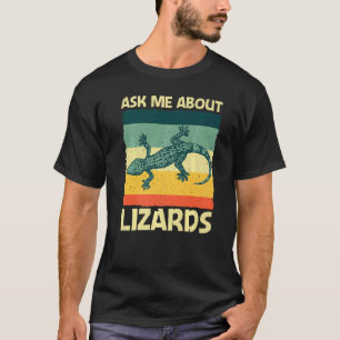 Camiseta Lagarto Legal Para Homens Mulheres Réptil Animal L