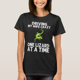 Camiseta Lagarto Legal Para Homens Pai Gecko Réptil Verde A