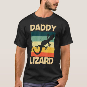 Camiseta Lagarto Legal Para Homens Pai Réptil  Gecko Cresta
