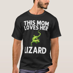 Camiseta Lagarto Legal Para Mamãe Gecko Mãe Réptil Verde An