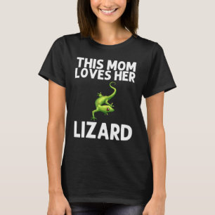 Camiseta Lagarto Legal Para Mamãe Gecko Mãe Réptil Verde An