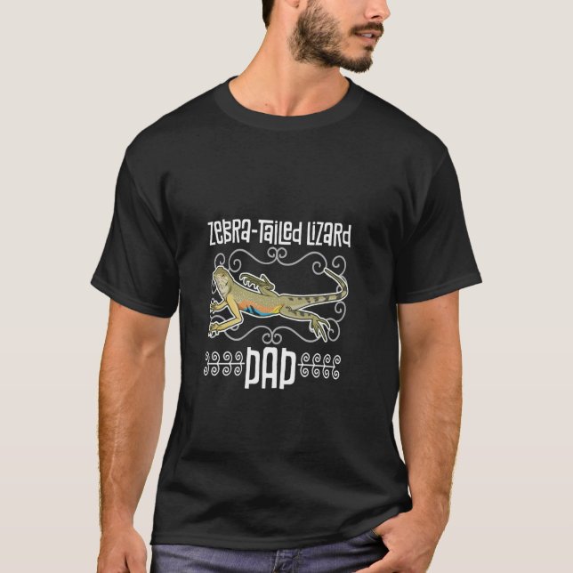 Camiseta Lagarto Pai de Cauda de Zebra (Frente)
