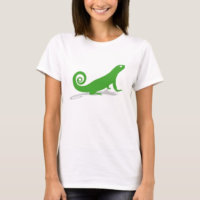 Camiseta Lagarto verde (Frente)