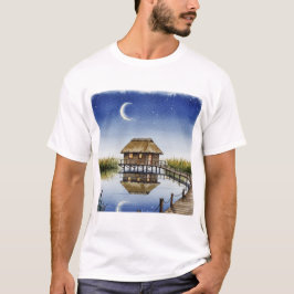 Camiseta Lago à noite