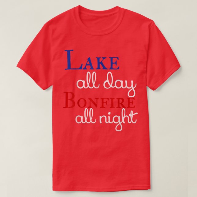 Camiseta Lago All Day Bonfire (Frente do Design)