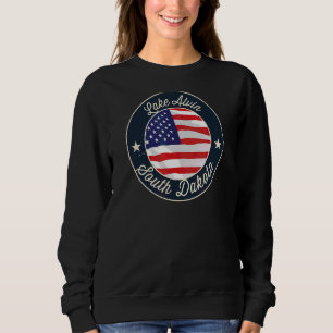Camiseta Lago Alvin Patriótico Dakota do Sul Souvenir