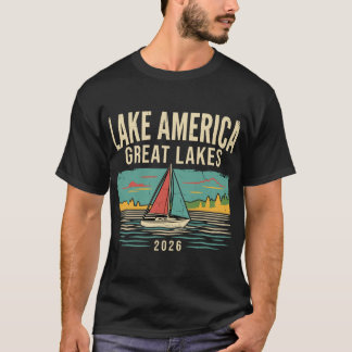 Camiseta Lago América Grandes Lagos 2026 Velas Antigas