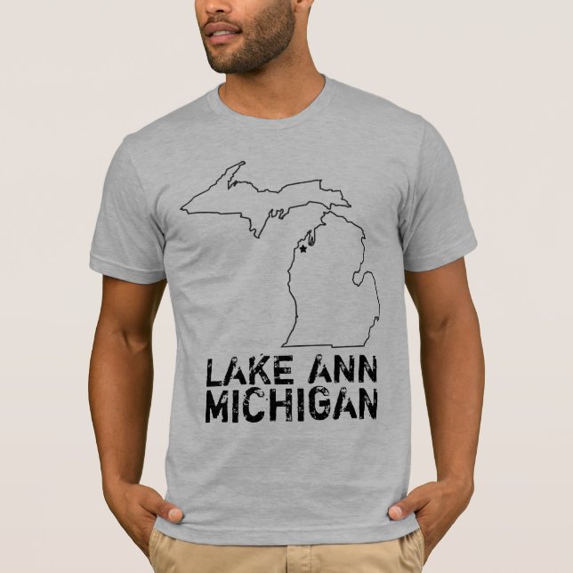 Camiseta Lago Ann Michigan (Frente)