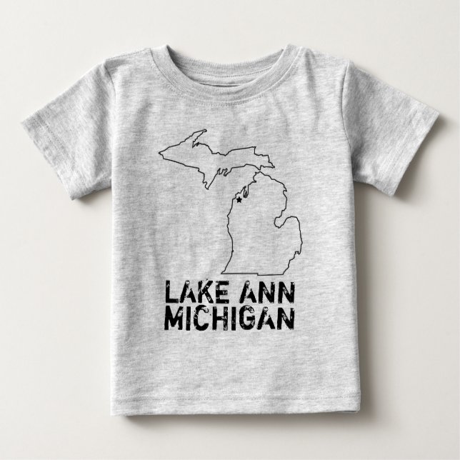 Camiseta Lago Ann Michigan (Frente)