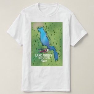 Camiseta Lago Annecy, Haute-Savoie, frança