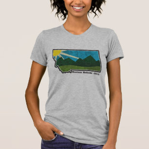 Camiseta Lago Bitterroot da loucura de Montana