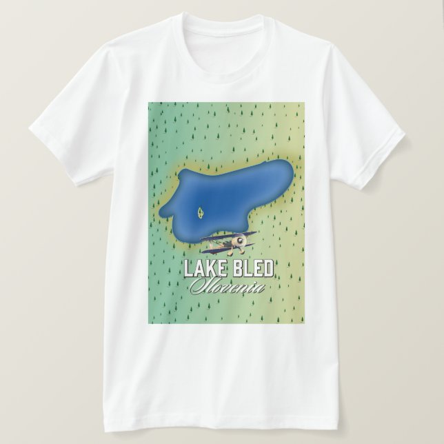 Camiseta Lago Bled Eslovênia (Frente do Design)