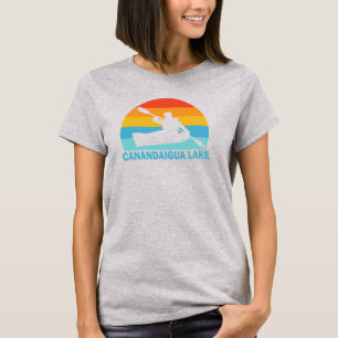 Camiseta Lago Canandaigua Nova York Caiaque