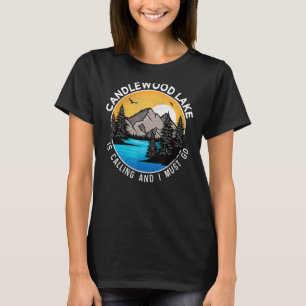 Camiseta Lago Candlewood, Campanha de Barco de Pesca