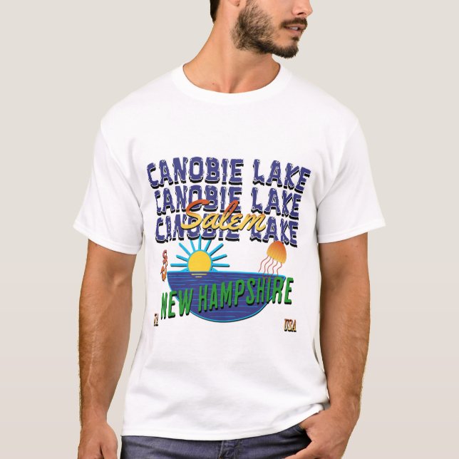 Camiseta Lago Canobie, Nova Hampshire (Frente)