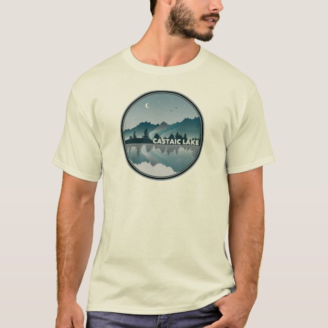 Camiseta Lago Castaic Reflexo Califórnia (Frente)