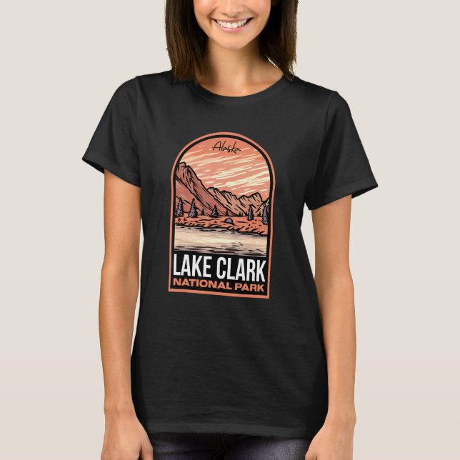 Camiseta Lago Clark National Park Alaska (Frente)