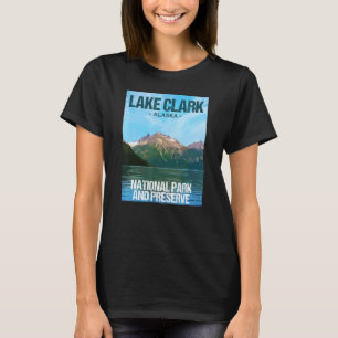 Camiseta Lago Clark National Park Alaska Poster Design