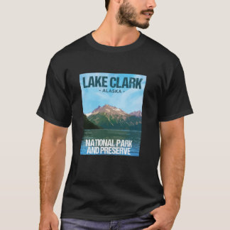 Camiseta Lago Clark National Park Alaska Poster Design
