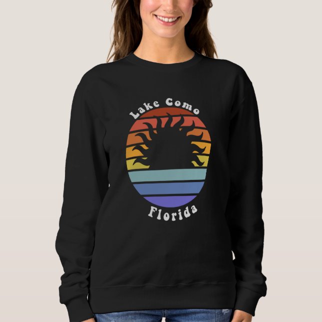 Camiseta Lago Como Florida FL Sunset Souvenir Vacation (Frente)