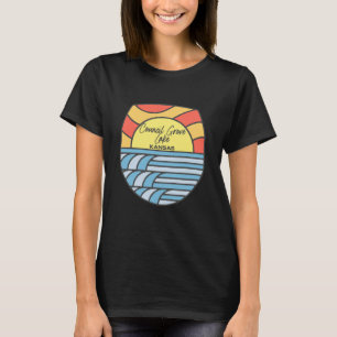 Camiseta Lago Council Grove Kansas KS Pôr do Sol Nascer do