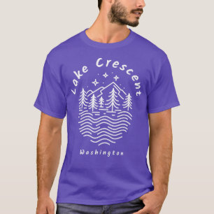 Camiseta Lago Crescent Washington Souvenir