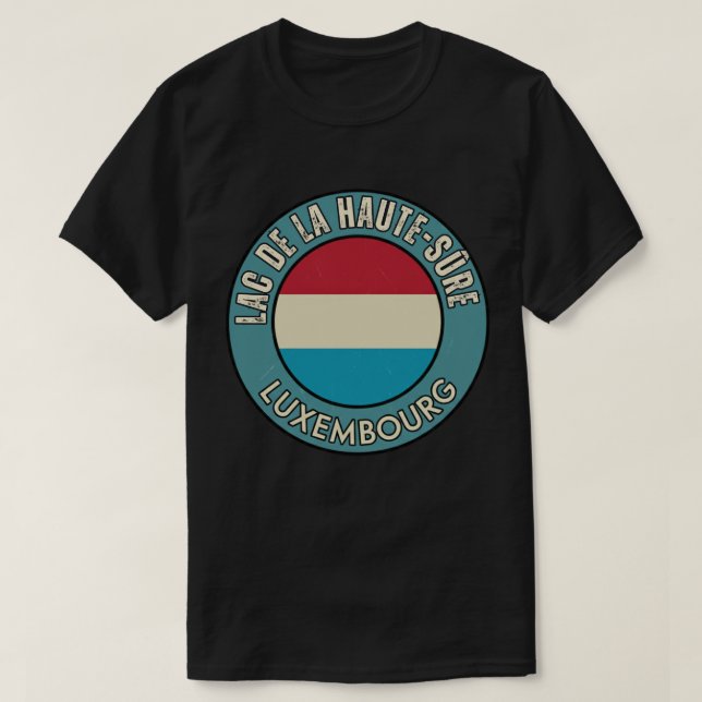 Camiseta Lago da Haute-Sûre, Luxemburgo (Frente do Design)