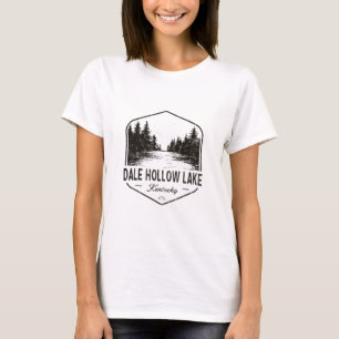 Camiseta Lago Dale Hollow Kentucky ao Ar Livre Vintage 1