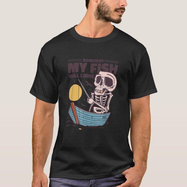 Camiseta Lago Day Forever Skeleton Fisheries (Frente)