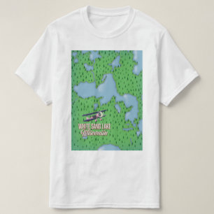 Camiseta Lago de areia branca em Wisconsin
