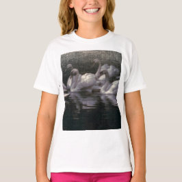 Camiseta Lago de Cisnes ao Luar