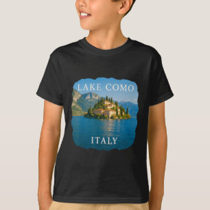 Camiseta Lago de Como Itália Férias Bellagio Verão Italiano