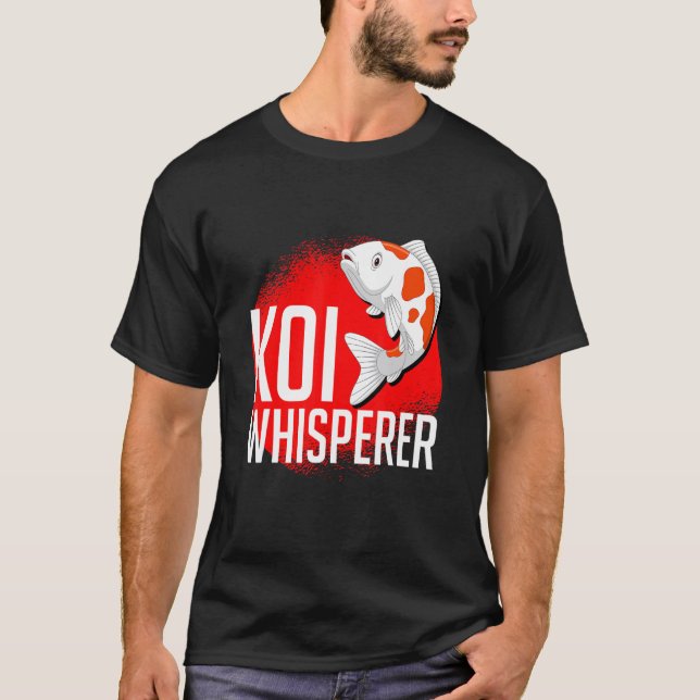 Camiseta Lago de Peixes Koi Whisperer 1 (Frente)