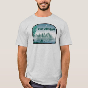 Camiseta Lago Deep Creek Maryland Veado