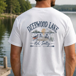 Camiseta Lago Deerwood “Não Salgado” Vintage Vida no Lago