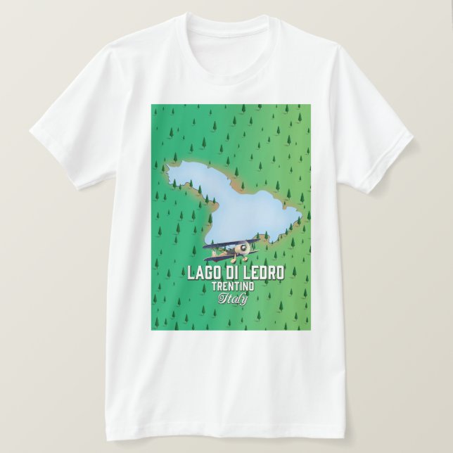 Camiseta Lago di Ledro Terento Itália. (Frente do Design)