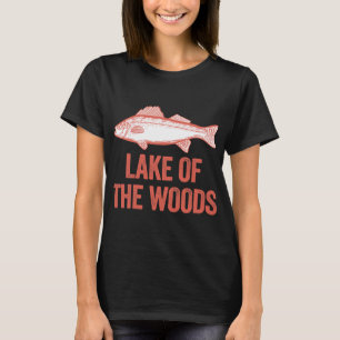 Camiseta Lago Do Woods Minnesota Walleye