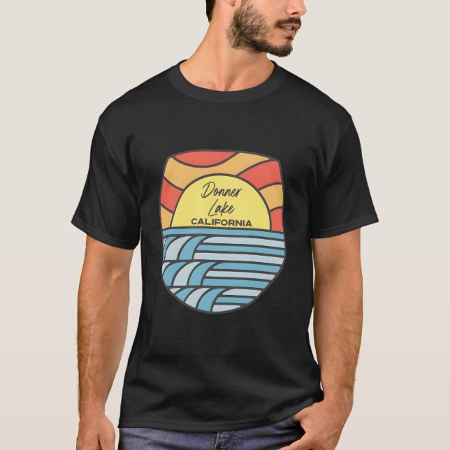 Camiseta Lago Donner Califórnia Ca Férias (Frente)