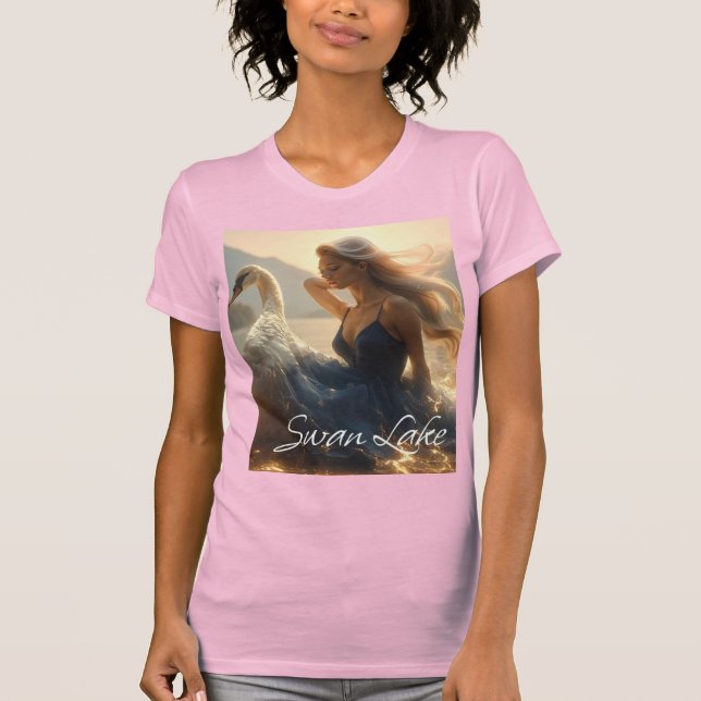 CAMISETA LAGO DOS CISNES - BALLET & DANÇA -  (Frente)