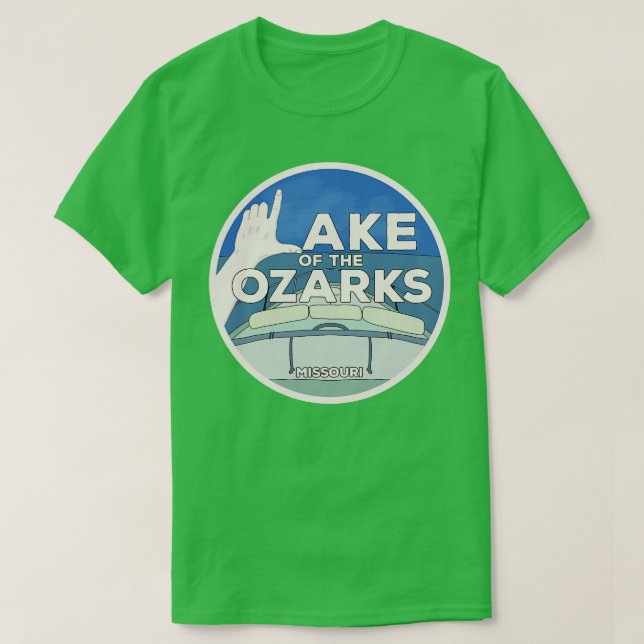 Camiseta Lago dos Ozarks (Frente do Design)