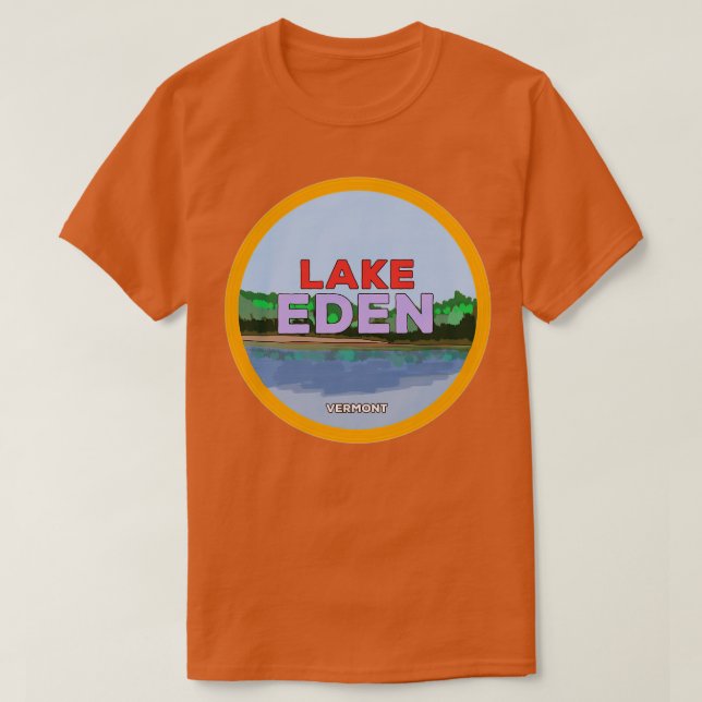 Camiseta Lago Eden Vermont (Frente do Design)
