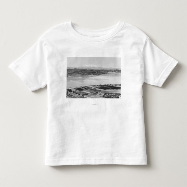 Camiseta Lago Elsinore, cidade aérea de CA e opinião do (Frente)