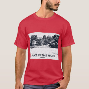 Camiseta Lago em Hills Illinois Sobredimensionado