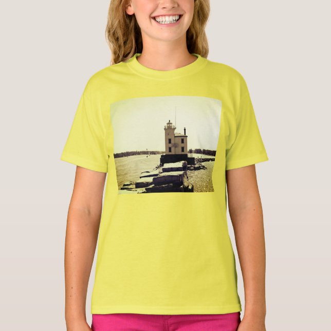 Camiseta Lago Erie Lighthouse (Frente)