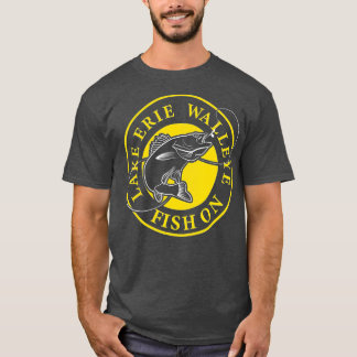 Camiseta Lago Erie Walleye Peixes Em